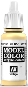 Vallejo Model Color 013 Eisgelb / Ice Yellow (858)
