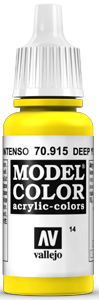 Vallejo Model Color 014 Verkehrsgelb / Deep Yellow (915)