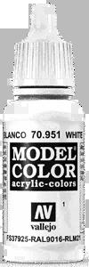 Vallejo Model Color 001 Weiß / White (951)