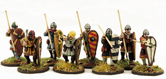 Normannische Speerkrieger