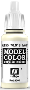 Vallejo Model Color 005 Elfenbein / Ivory (918)