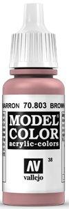 Vallejo Model Color: 038 Braunrosa (Brown Rose), (803)