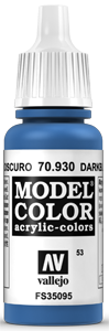 Vallejo Model Color: 053 Brilliant Blau (Darkblue), (930)