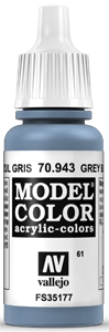 Vallejo Model Color: 061 Mittelseeblau (Grey Blue), (943)