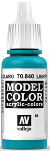 Vallejo Model Color: 068 Helles Türkisblau (Light Turquoise), (840)