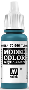 Vallejo Model Color: 069 Türkisblau (Turquesa), (966)