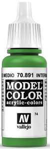 Vallejo Model Color: 074 Lichtgrün (Intermediate Green), (891)