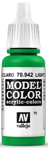 Vallejo Model Color: 075 Hellgrün (Light Green), (942)