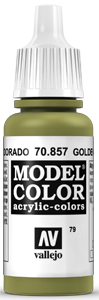 Vallejo Model Color: 079 Goldoliv (Golden Olive), (857)