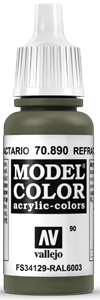 Vallejo Model Color: 090 Olivgrün (Reflective Green), (890)