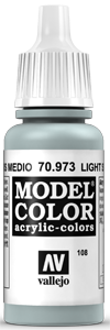 Vallejo Model Color: 108 Seegrün Hell (Light Sea Grey), (973)
