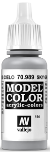 Vallejo Model Color: 154 Signalgrau (Sky Grey), (989)