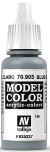 Vallejo Model Color: 156 Blaugrau Hell (Bluegray Pale), (905)