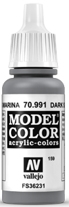 Vallejo Model Color: 159 Staubgrau (Dark Sea Grey), (991)