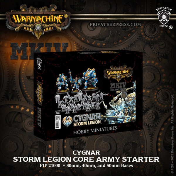 WARMACHINE: MKIV – Cygnar Storm Legion Core Army Starter